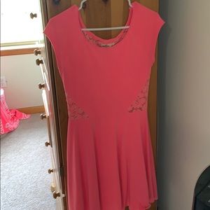 Hollister neon pink dress